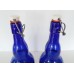 COBALT BLUE Glass Bottles Mid Century Modern Collection Vintage Estate Lot   323389552147